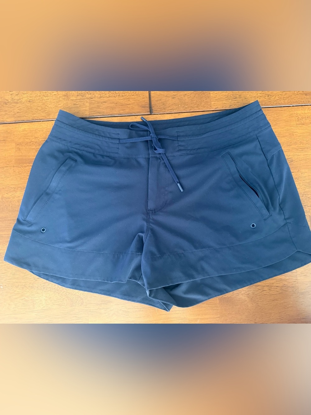 Athleta Swim Board Shorts Navy Blue 
Size 8